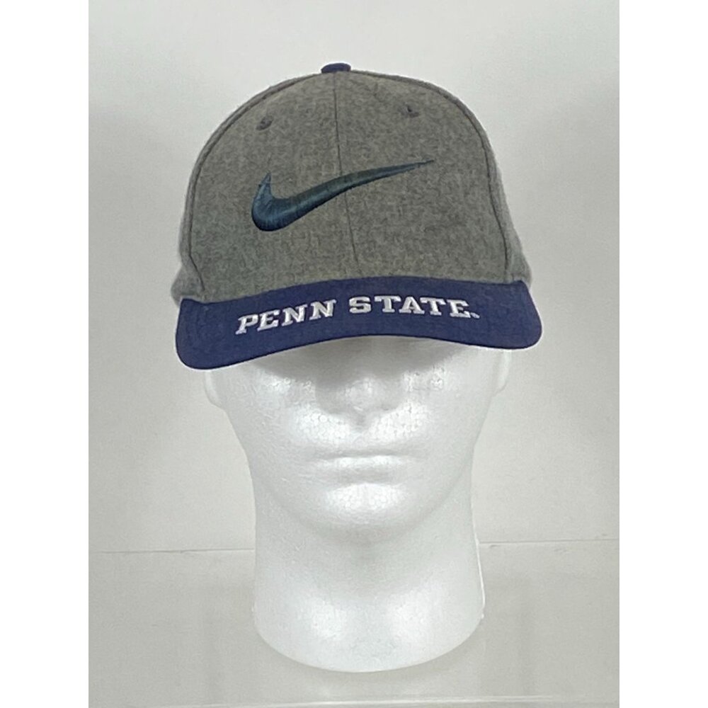 Vintage Nike Swoosh Penn State Embroidered Wool Snapback Hat Cap OS F279